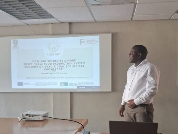PhD candidate Mncedisi Taala defends proposal in&nbsp;Botswana